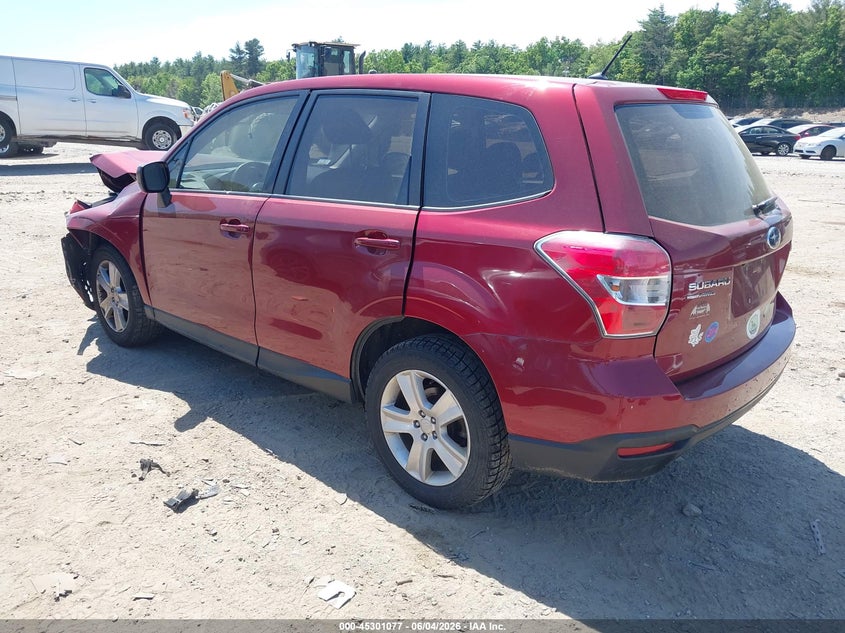 2015 Subaru Forester VIN JF2SJAAC9FH821047 IAAI salvage auction — FRONT END, Salvage Title, sold $600 on 2026-07-17 (photo 3)