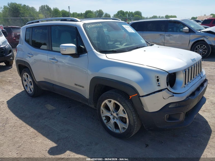 2015 Jeep Renegade VIN ZACCJBDT8FPC05482 IAAI salvage auction — FRONT END, Salvage Title, sold $675 on 2026-07-16 (photo 1)