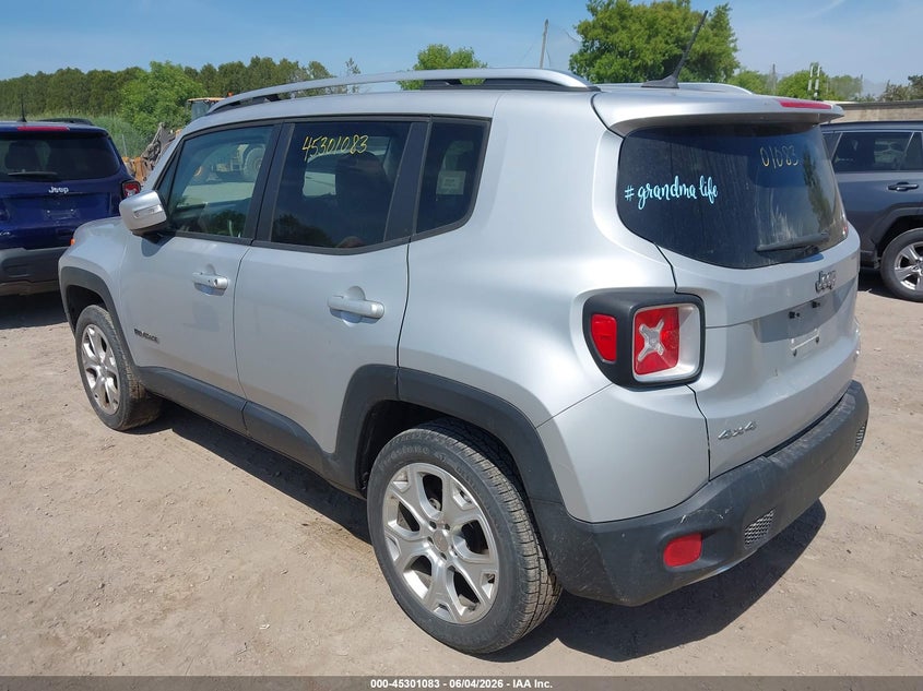 2015 Jeep Renegade VIN ZACCJBDT8FPC05482 IAAI salvage auction — FRONT END, Salvage Title, sold $675 on 2026-07-16 (photo 3)
