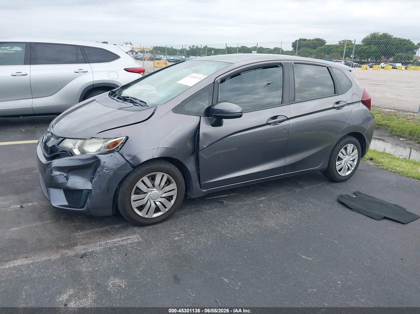 2016 Honda Fit VIN JHMGK5H52GS014467 IAAI salvage auction — LEFT FRONT, Salvage Title, sold $2,500 on 2026-07-16 (photo 2)