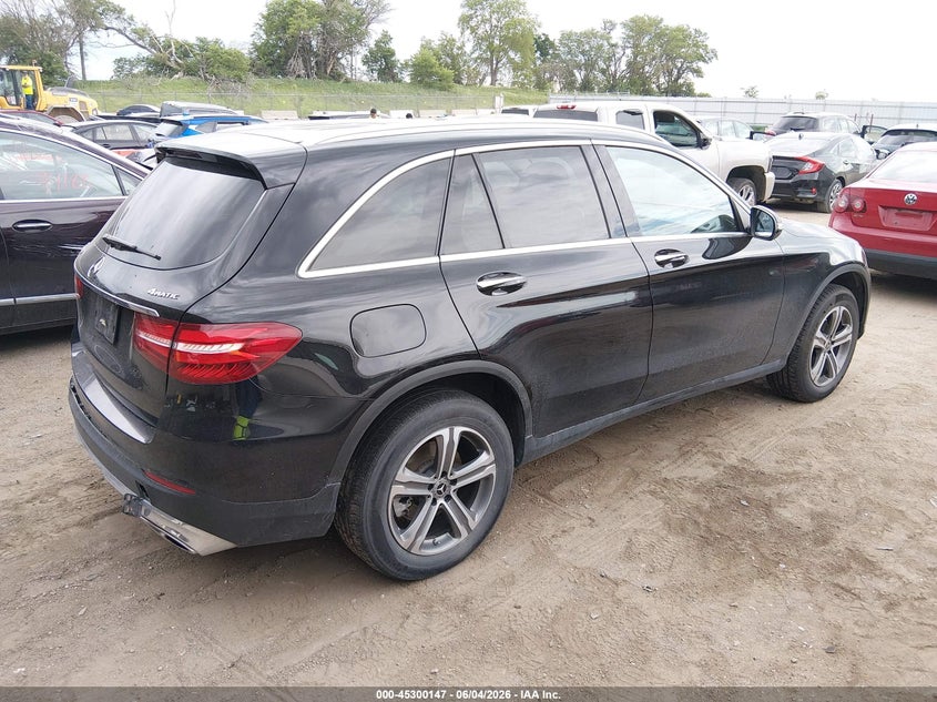 2019 Mercedes-benz Glc VIN WDC0G4KB1KV123856 IAAI salvage auction — LEFT REAR, Salvage Title, sold $8,450 on 2026-07-09 (photo 4)