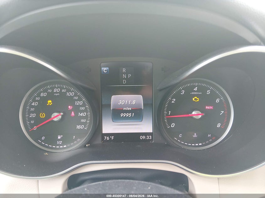 2019 Mercedes-benz Glc VIN WDC0G4KB1KV123856 IAAI salvage auction — LEFT REAR, Salvage Title, sold $8,450 on 2026-07-09 (photo 7)