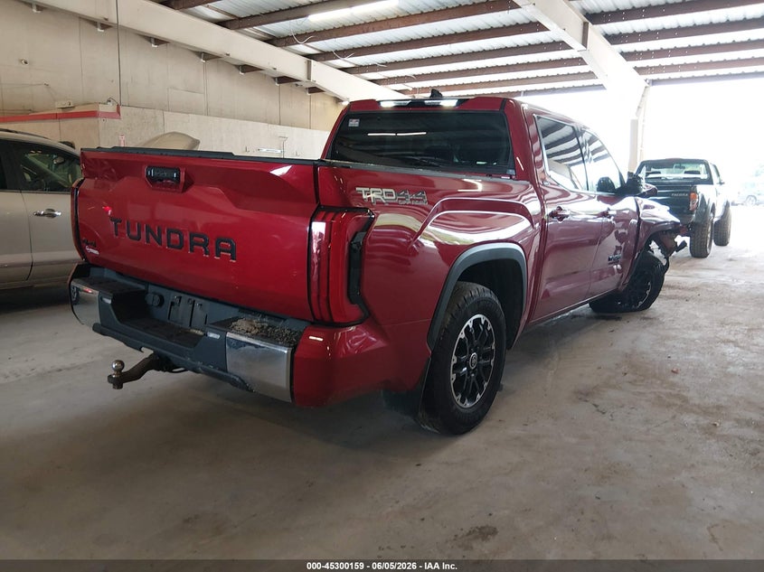 2022 Toyota Tundra VIN 5TFLA5DB3NX054944 IAAI salvage auction — FRONT END, Salvage Title, sold $9,000 on 2026-07-09 (photo 4)