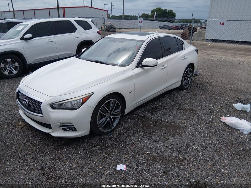 2017 Infiniti Q50 VIN JN1EV7AR5HM836326 IAAI salvage auction — MECHANICAL, Salvage (Louisiana), sold $1,050 on 2026-07-29 (photo 2)