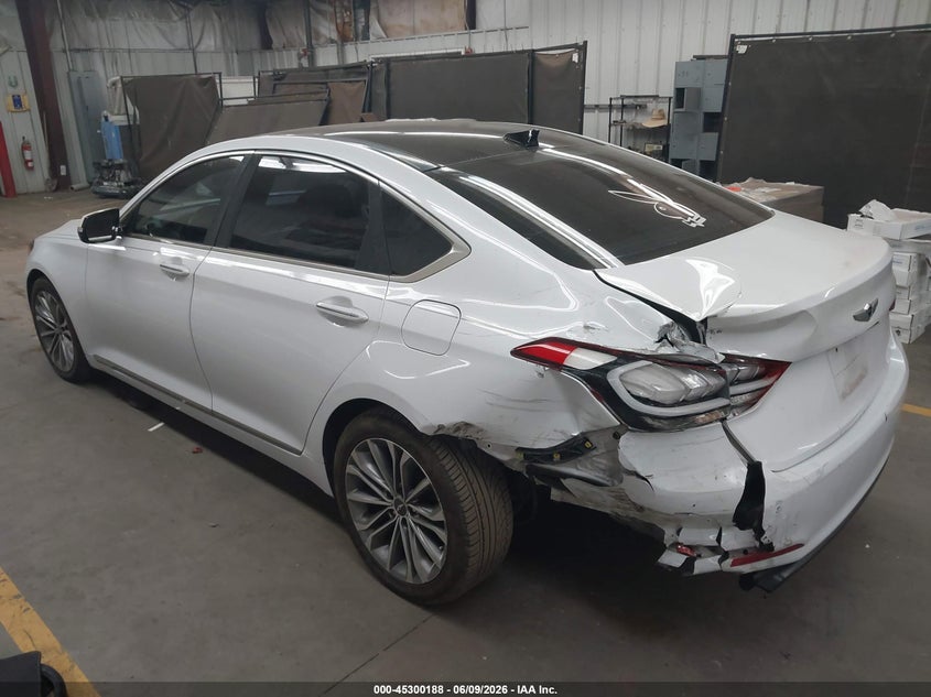 2015 Hyundai Genesis VIN KMHGN4JE6FU034684 IAAI salvage auction — REAR END, Salvage Title, sold $500 on 2026-07-21 (photo 3)