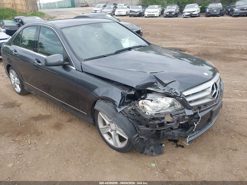 2010 Mercedes-benz C class VIN WDDGF8BBXAR094949 IAAI salvage auction — FRONT END, Salvage (Minnesota), sold $1,050 on 2026-08-02 (photo 1)