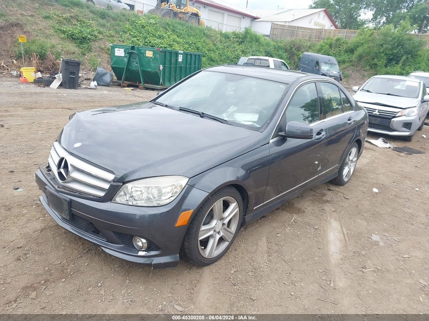 2010 Mercedes-benz C class VIN WDDGF8BBXAR094949 IAAI salvage auction — FRONT END, Salvage (Minnesota), sold $1,050 on 2026-08-02 (photo 2)