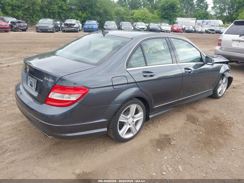 2010 Mercedes-benz C class VIN WDDGF8BBXAR094949 IAAI salvage auction — FRONT END, Salvage (Minnesota), sold $1,050 on 2026-08-02 (photo 4)