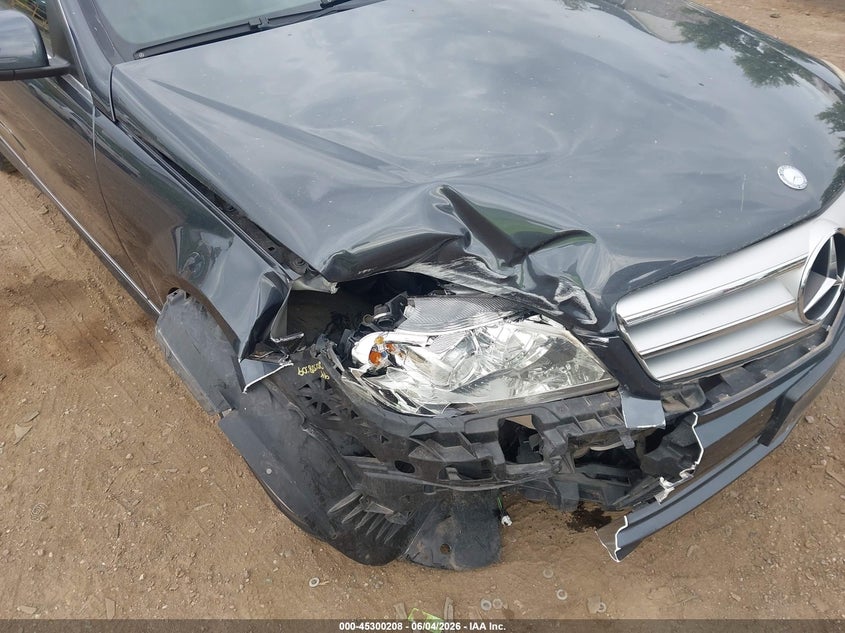2010 Mercedes-benz C class VIN WDDGF8BBXAR094949 IAAI salvage auction — FRONT END, Salvage (Minnesota), sold $1,050 on 2026-08-02 (photo 6)