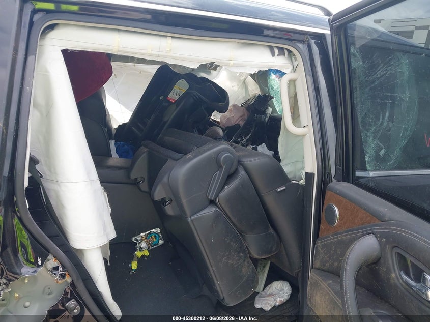 2017 Infiniti Qx80 VIN JN8AZ2NF7H9640592 IAAI salvage auction — ALL OVER, Non-Repairable (Texas), sold $175 on 2026-07-28 (photo 8)