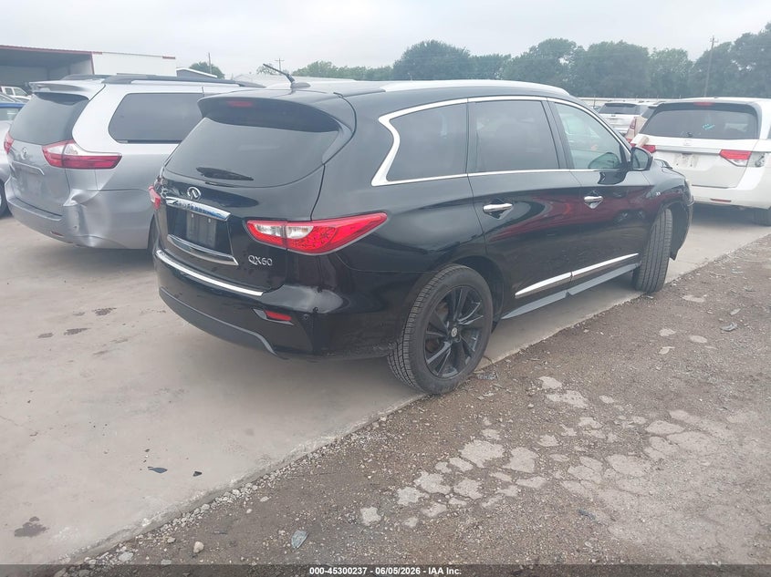 2015 Infiniti Qx60 VIN 5N1AL0MN9FC512764 IAAI salvage auction — FRONT END, Salvage Title, sold $1,800 on 2026-07-21 (photo 4)