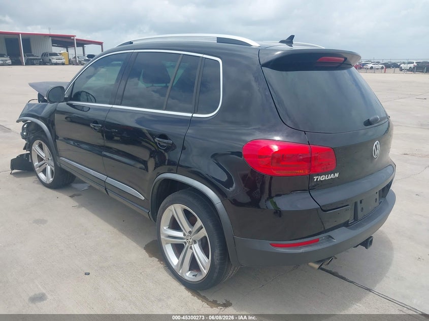 2014 Volkswagen Tiguan VIN WVGAV3AX9EW055744 IAAI salvage auction — FRONT END, Salvage Title, sold $375 on 2026-07-17 (photo 3)