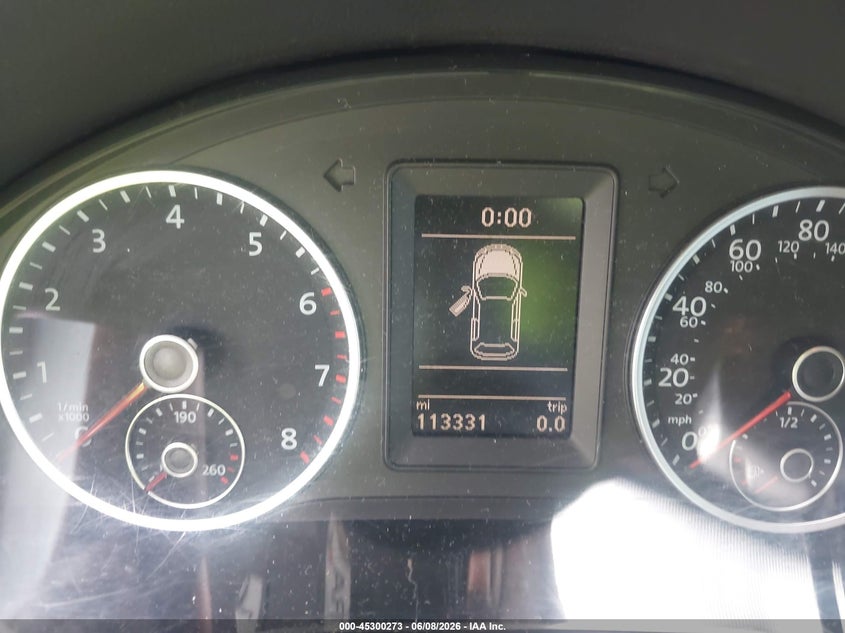 2014 Volkswagen Tiguan VIN WVGAV3AX9EW055744 IAAI salvage auction — FRONT END, Salvage Title, sold $375 on 2026-07-17 (photo 7)