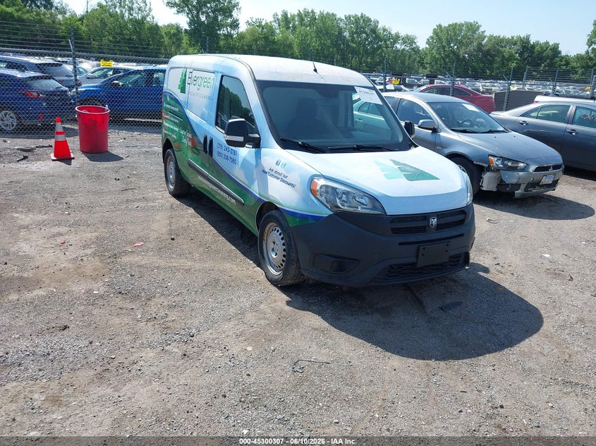 2015 Ram Promaster city VIN ZFBERFAT2F6198211 IAAI salvage auction — HAIL, Salvage (Iowa), sold $1,250 on 2026-08-03 (photo 1)