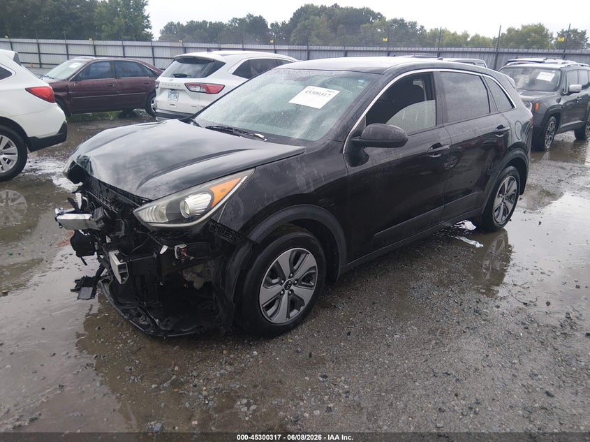 2019 Kia Niro VIN KNDCB3LC1K5244308 IAAI salvage auction — FRONT END, Salvage (Arkansas), sold $1,900 on 2026-07-22 (photo 2)