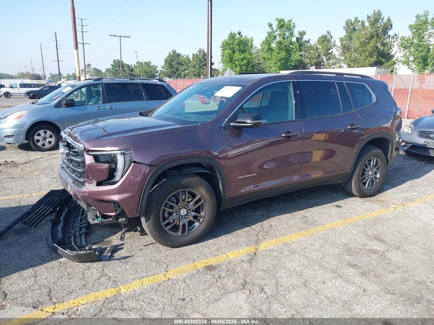 2025 Gmc Acadia VIN 1GKENKRS5SJ131112 IAAI salvage auction — FRONT END, Wait Title, sold $12,650 on 2026-10-25 (photo 2)
