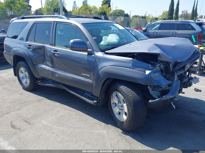2005 Toyota 4runner VIN JTEZU17R550053964 IAAI salvage auction — FRONT END, Salvage (California), sold $1,350 on 2026-07-09 (photo 1)