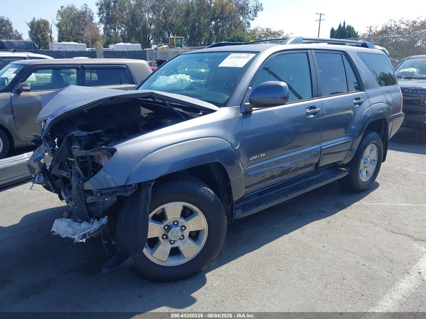 2005 Toyota 4runner VIN JTEZU17R550053964 IAAI salvage auction — FRONT END, Salvage (California), sold $1,350 on 2026-07-09 (photo 2)