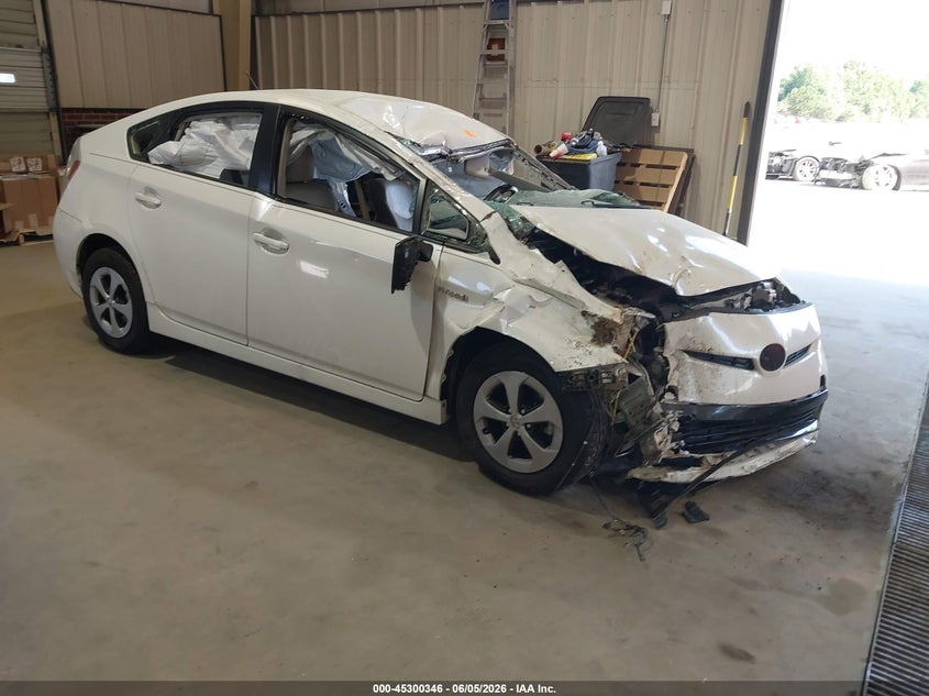 2013 Toyota Prius VIN JTDKN3DU2D5663233 IAAI salvage auction — BIOHAZARD/CHEMICAL, Salvage Title, sold $425 on 2026-07-16 (photo 1)