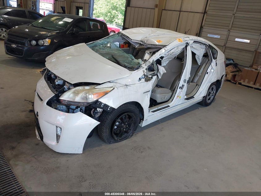 2013 Toyota Prius VIN JTDKN3DU2D5663233 IAAI salvage auction — BIOHAZARD/CHEMICAL, Salvage Title, sold $425 on 2026-07-16 (photo 2)