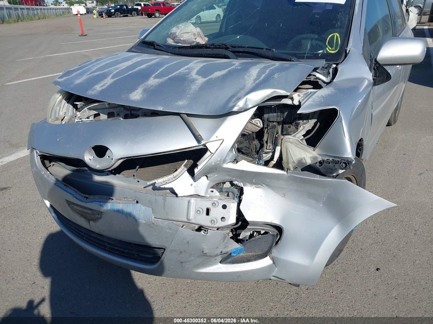 2012 Toyota Yaris VIN JTDBT4K36C1417104 IAAI salvage auction — FRONT END, Salvage Title, sold $475 on 2026-07-14 (photo 6)