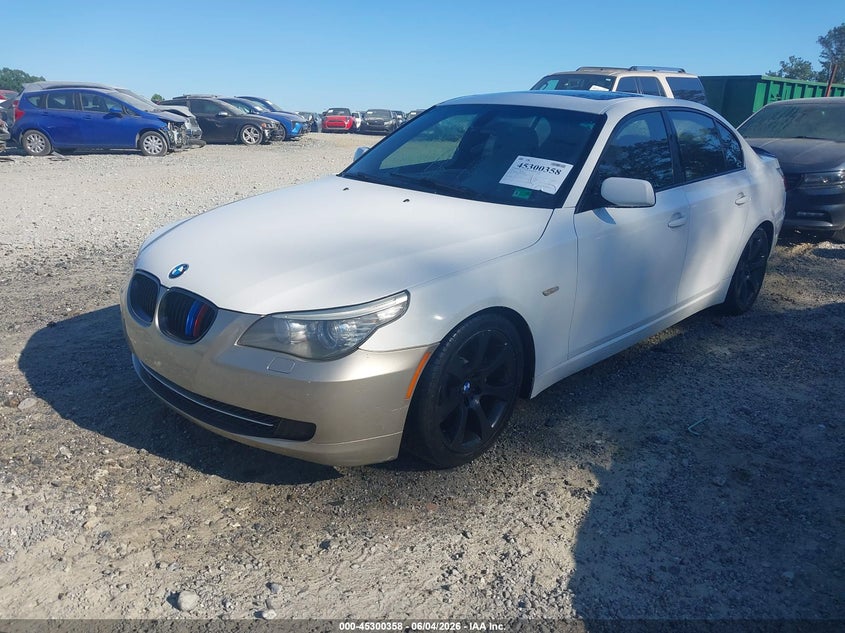 2008 BMW 5 series VIN WBANW13598CZ79932 IAAI salvage auction — LEFT & RIGHT, Repossession Paperwork (Georgia), sold $1,050 on 2026-07-14 (photo 2)