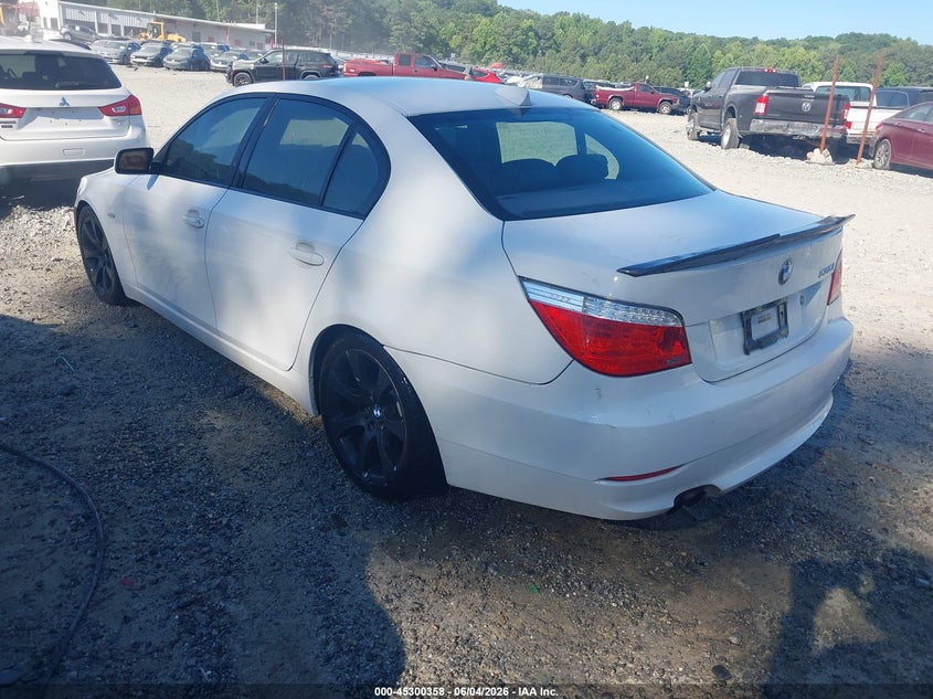 2008 BMW 5 series VIN WBANW13598CZ79932 IAAI salvage auction — LEFT & RIGHT, Repossession Paperwork (Georgia), sold $1,050 on 2026-07-14 (photo 3)