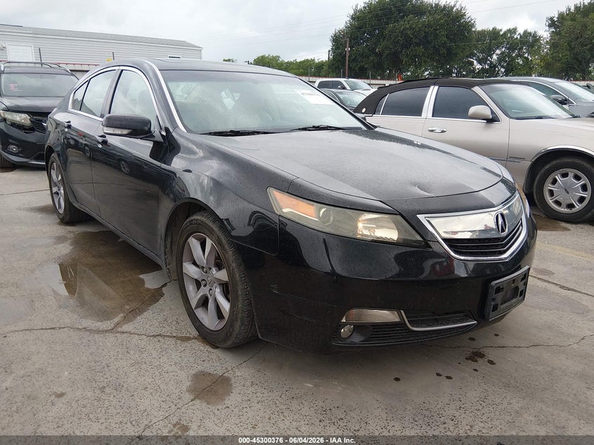 2013 Acura Tl VIN 19UUA8F5XDA012318 IAAI salvage auction — LEFT SIDE, Original (Texas), sold $1,300 on 2026-07-28 (photo 1)