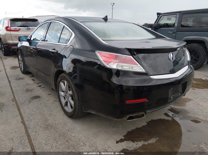 2013 Acura Tl VIN 19UUA8F5XDA012318 IAAI salvage auction — LEFT SIDE, Original (Texas), sold $1,300 on 2026-07-28 (photo 3)