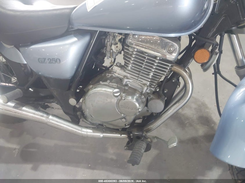 2006 Suzuki Gz250 VIN VTTNJ48A862101076 IAAI salvage auction — NORMAL WEAR, Clear (Florida), sold $225 on 2026-07-20 (photo 8)