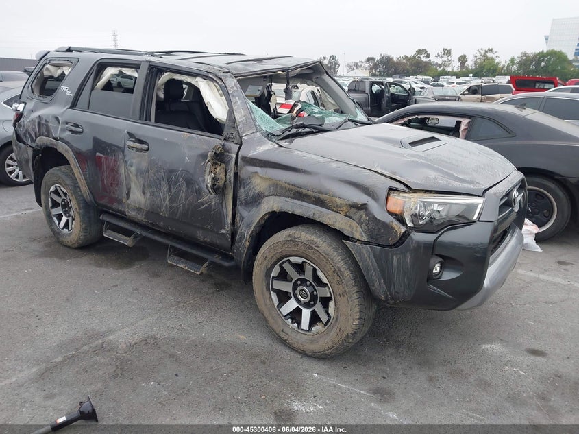 2023 Toyota 4runner VIN JTERU5JR2P6169154 IAAI salvage auction — ALL OVER, Salvage Title, sold $3,600 on 2026-07-11 (photo 1)