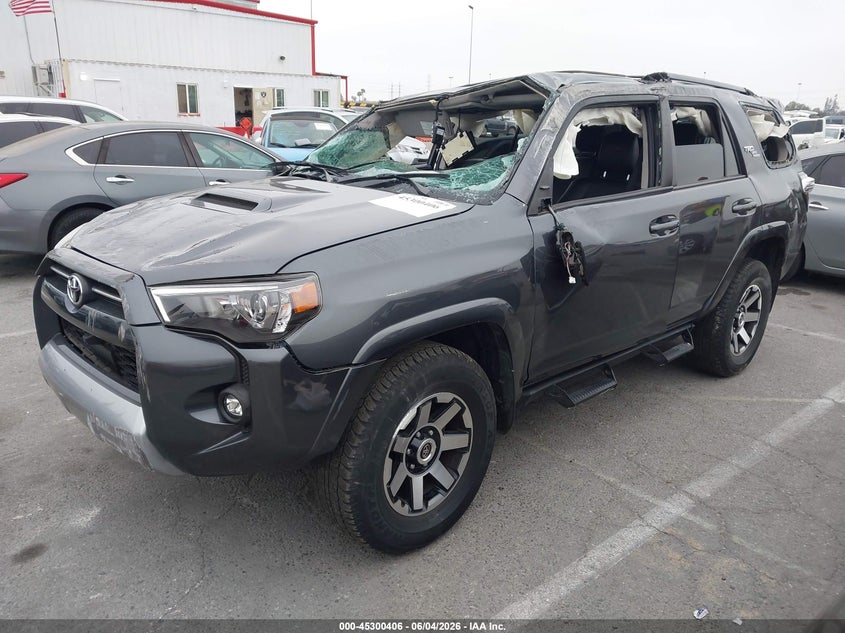 2023 Toyota 4runner VIN JTERU5JR2P6169154 IAAI salvage auction — ALL OVER, Salvage Title, sold $3,600 on 2026-07-11 (photo 2)