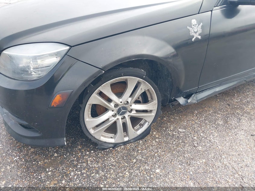 2011 Mercedes-benz C class VIN WDDGF5EB1BA418266 IAAI salvage auction — FRONT END, Original (Texas), sold $425 on 2026-07-22 (photo 6)