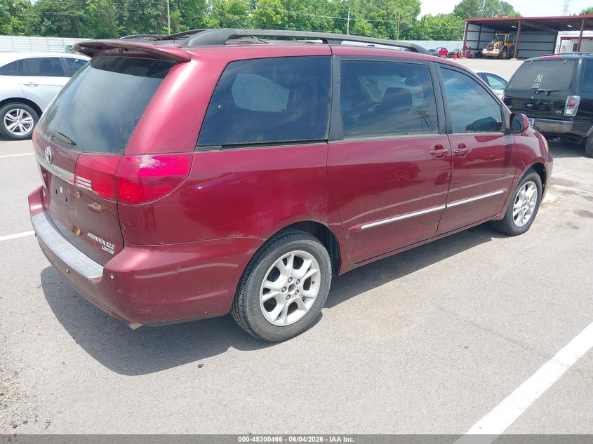2005 Toyota Sienna VIN 5TDZA22C75S240934 IAAI salvage auction — NORMAL WEAR, Clear (Tennessee), sold $550 on 2026-07-28 (photo 4)