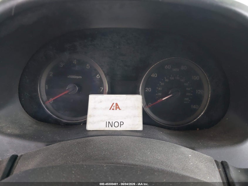 2014 Hyundai Accent VIN KMHCU4AE3EU608190 IAAI salvage auction — ENGINE BURN, Salvage Title, sold $350 on 2026-07-15 (photo 7)