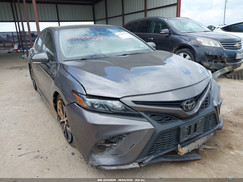 2022 Toyota Camry VIN 4T1G11AK3NU047116 IAAI salvage auction — FRONT END, Original (Texas), sold $7,000 on 2026-08-01 (photo 1)