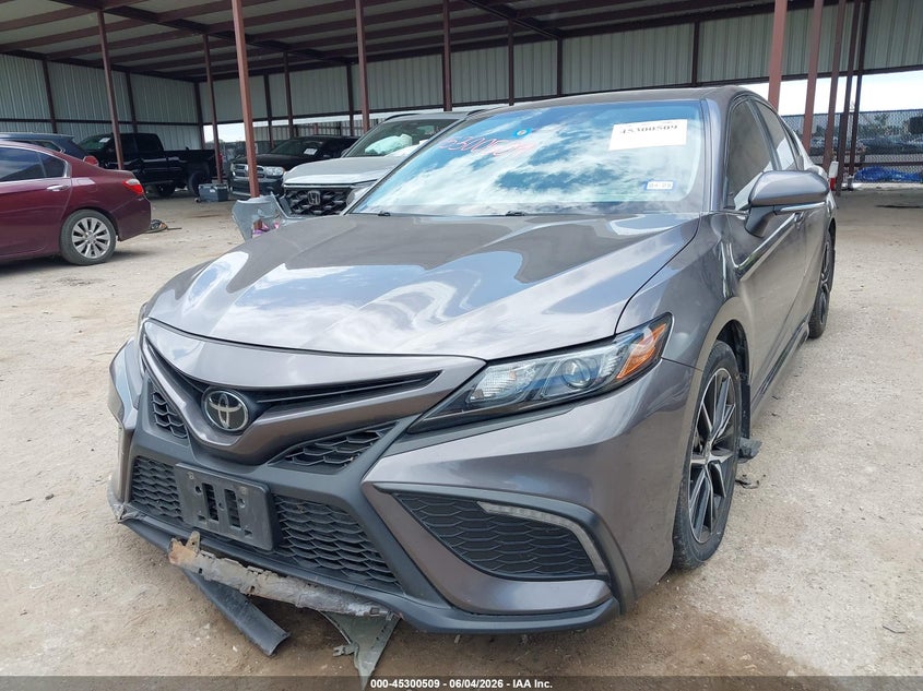 2022 Toyota Camry VIN 4T1G11AK3NU047116 IAAI salvage auction — FRONT END, Original (Texas), sold $7,000 on 2026-08-01 (photo 2)