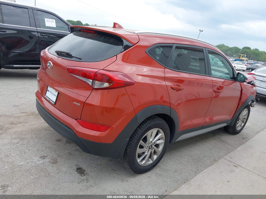 2017 Hyundai Tucson VIN KM8J3CA46HU450069 IAAI salvage auction — LEFT FRONT, Salvage Title, sold $1,325 on 2026-07-21 (photo 4)