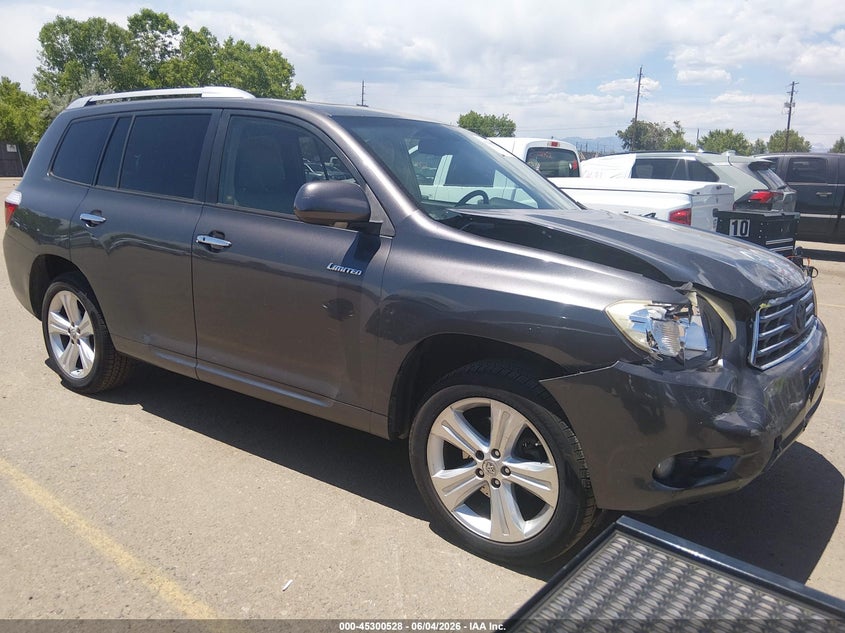 2008 Toyota Highlander VIN JTEES42A782057501 IAAI salvage auction — FRONT END, Salvage (Colorado), sold $1,350 on 2026-07-28 (photo 1)
