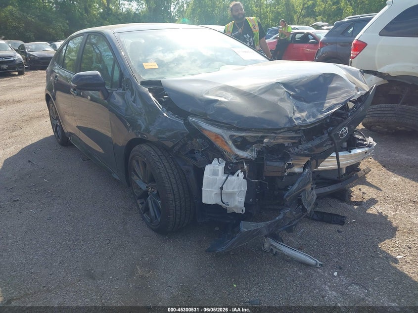 2025 Toyota Corolla VIN 5YFS4MCE1SP236631 IAAI salvage auction — FRONT END, Salvage Title, sold $2,625 on 2026-07-14 (photo 1)