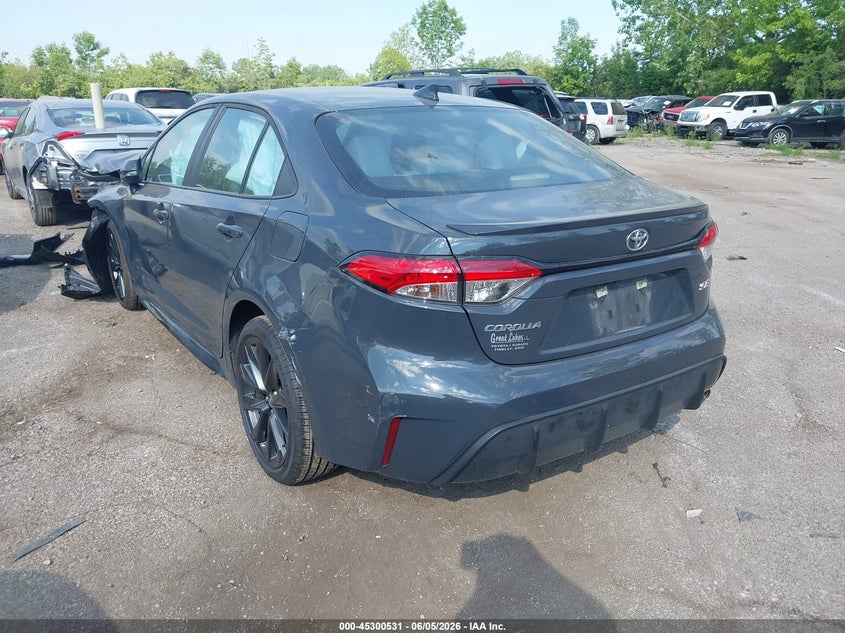 2025 Toyota Corolla VIN 5YFS4MCE1SP236631 IAAI salvage auction — FRONT END, Salvage Title, sold $2,625 on 2026-07-14 (photo 3)