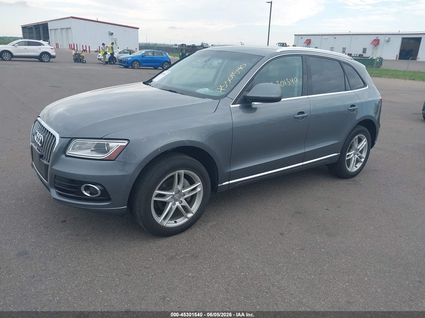 2014 Audi Q5 VIN WA1LFAFP7EA113817 IAAI salvage auction — RIGHT REAR, Salvage Title, sold $525 on 2026-07-27 (photo 2)