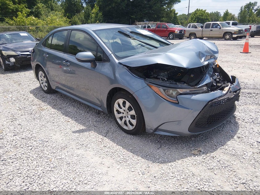 2021 Toyota Corolla VIN JTDEPMAE9MJ167461 IAAI salvage auction — FRONT & REAR, Salvage (Alabama), sold $3,100 on 2026-07-29 (photo 1)