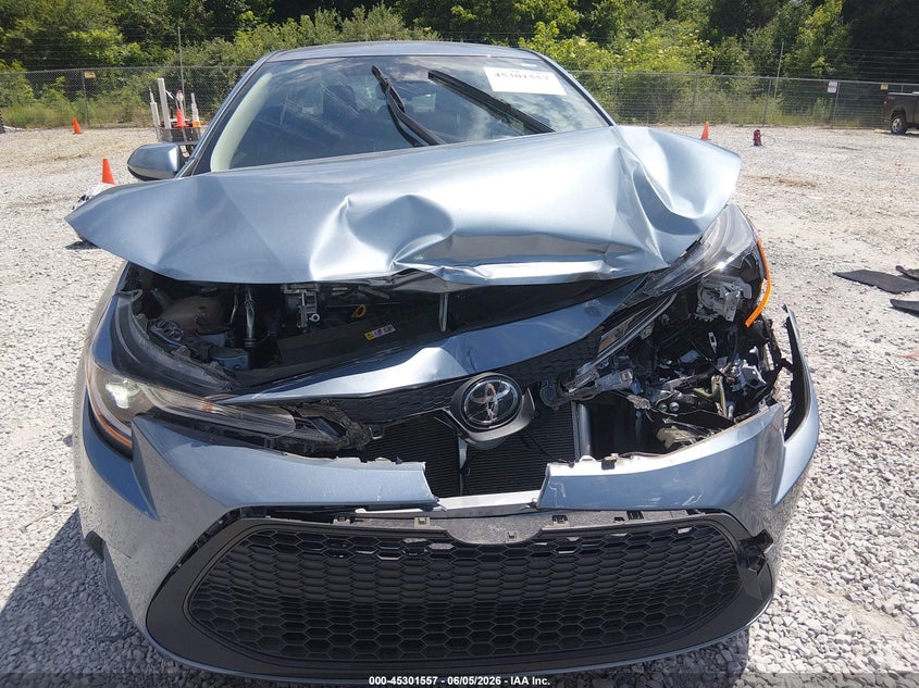 2021 Toyota Corolla VIN JTDEPMAE9MJ167461 IAAI salvage auction — FRONT & REAR, Salvage (Alabama), sold $3,100 on 2026-07-29 (photo 6)