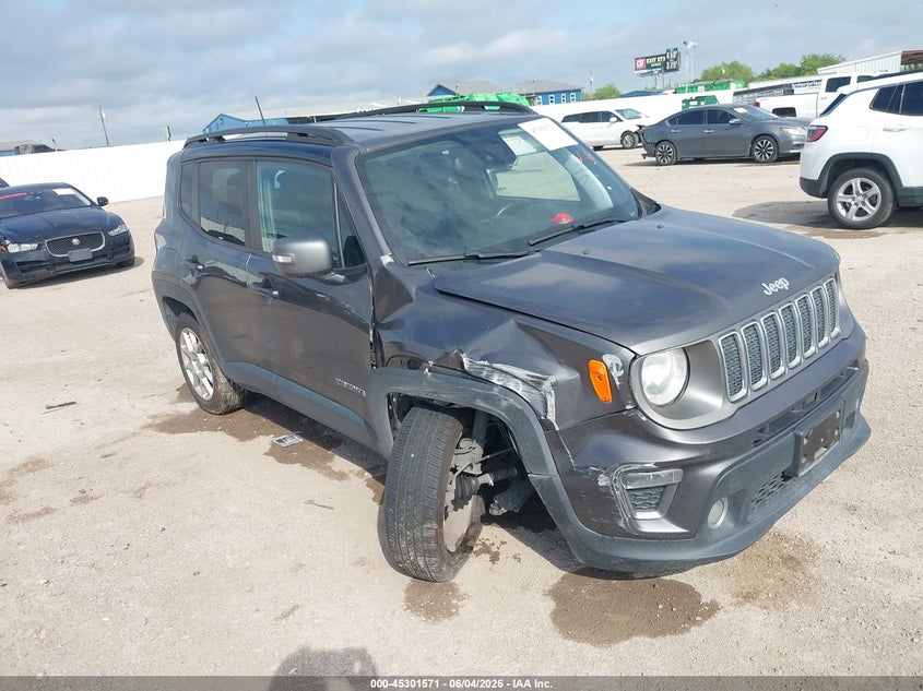 2021 Jeep Renegade VIN ZACNJDD16MPM36071 IAAI salvage auction — RIGHT SIDE, Salvage Title, sold $3,750 on 2026-08-12 (photo 1)