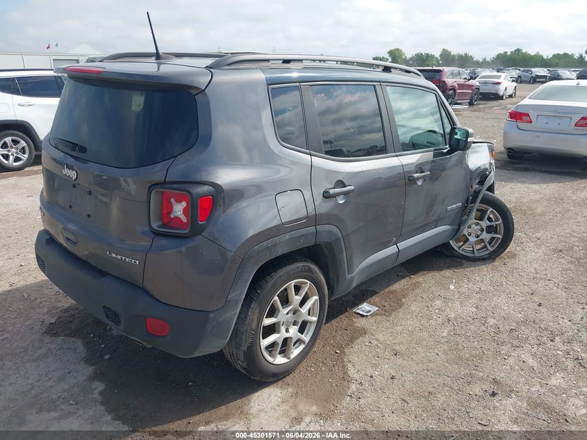 2021 Jeep Renegade VIN ZACNJDD16MPM36071 IAAI salvage auction — RIGHT SIDE, Salvage Title, sold $3,750 on 2026-08-12 (photo 4)