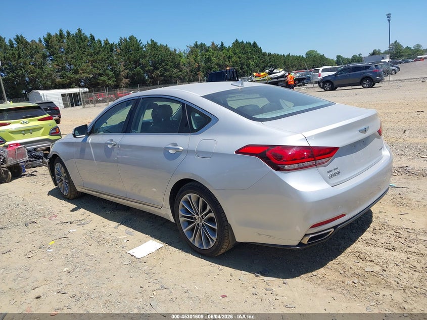 2015 Hyundai Genesis VIN KMHGN4JEXFU082091 IAAI salvage auction — RIGHT FRONT, Salvage Title, sold $2,400 on 2026-07-13 (photo 3)
