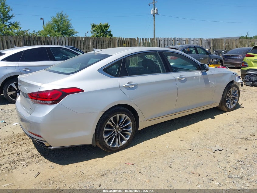 2015 Hyundai Genesis VIN KMHGN4JEXFU082091 IAAI salvage auction — RIGHT FRONT, Salvage Title, sold $2,400 on 2026-07-13 (photo 4)