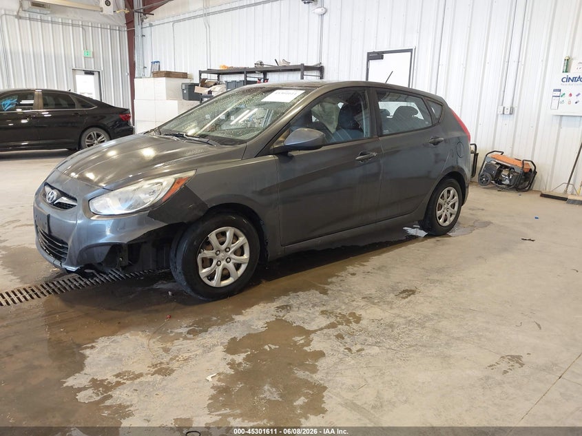 2012 Hyundai Accent VIN KMHCT5AE0CU011164 IAAI salvage auction — RIGHT SIDE, Salvage Title, sold $350 on 2026-07-13 (photo 2)