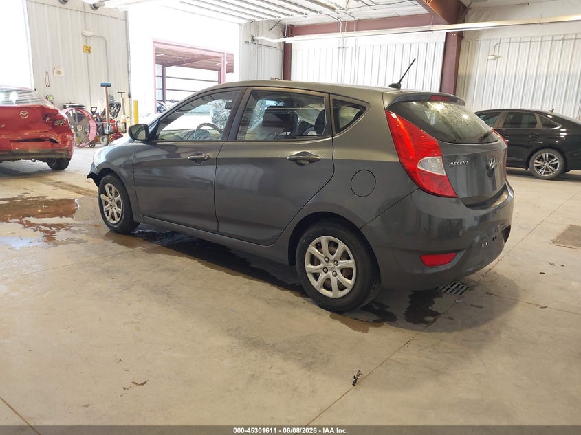 2012 Hyundai Accent VIN KMHCT5AE0CU011164 IAAI salvage auction — RIGHT SIDE, Salvage Title, sold $350 on 2026-07-13 (photo 3)
